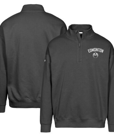 Edmonton Oilers Levelwear Murray City Capsule Quarter-Zip Sweatshirt - Black