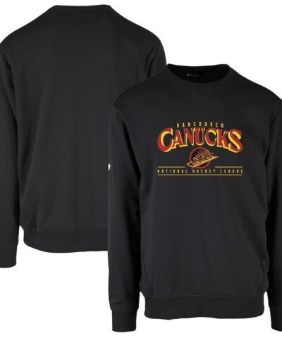 Vancouver Canucks Levelwear Retro Zane Sweatshirt - Black