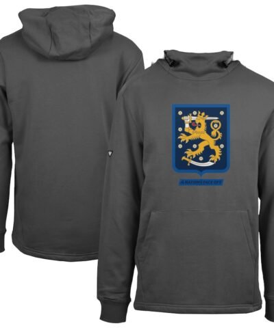 Finland Levelwear 2025 4 Nations Face-Off Shift Pullover Hoodie - Charcoal