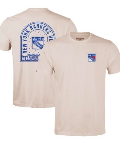 New York Rangers Levelwear Richmond Stained Glass T-Shirt - Khaki