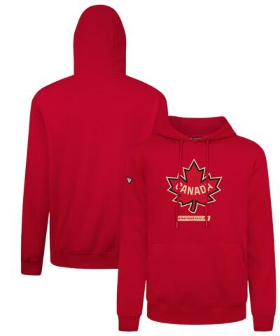 Canada Levelwear 2025 4 Nations Face-Off Podium Pullover Hoodie - Red