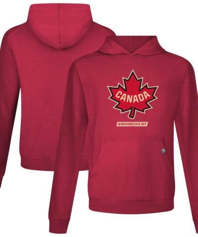 Canada Levelwear 2025 4 Nations Face-Off Relay Pullover Hoodie - Red