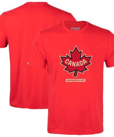 Canada Levelwear 2025 4 Nations Face-Off Richmond T-Shirt - Red
