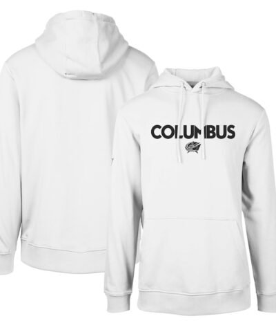 Columbus Blue Jackets Levelwear Podium City Capsule Pullover Hoodie - White