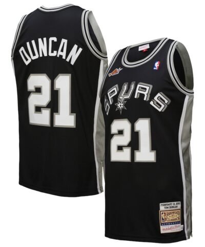 Tim Duncan San Antonio Spurs Mitchell & Ness 2000 NBA All-Star Game Authentic Jersey - Black