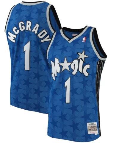 Tracy McGrady Orlando Magic Mitchell & Ness Hardwood Classics Swingman Jersey - Blue