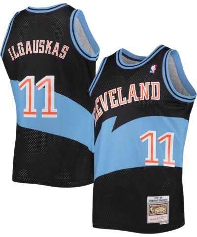 Zydrunas Ilgauskas Cleveland Cavaliers Mitchell & Ness Hardwood Classics Swingman Jersey - Black
