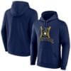 Milwaukee Brewers Fastball Pullover Hoodie - Navy