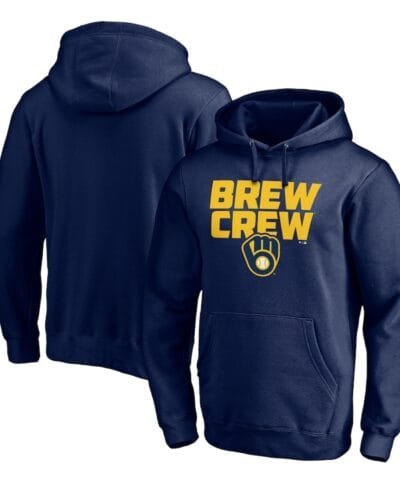 Milwaukee Brewers Team Hometown Collection The Crew Pullover Hoodie - Navy