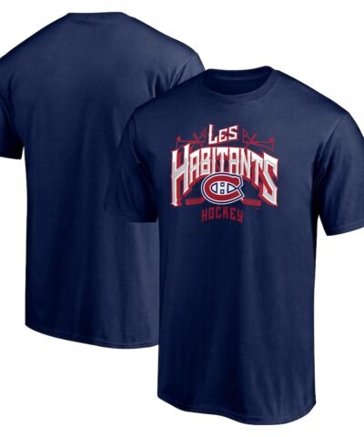 Montreal Canadiens Hometown Collection Push Ahead T-Shirt - Navy
