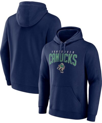 Vancouver Canucks Fanatics Special Edition 2.0 Wordmark Pullover Hoodie - Navy