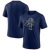 Vancouver Canucks Wraparound Tri-Blend T-Shirt - Navy