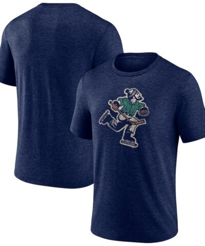 Vancouver Canucks Wraparound Tri-Blend T-Shirt - Navy