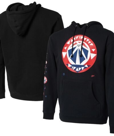 Washington Wizards NBA x Naturel No Caller ID Pullover Hoodie - Black