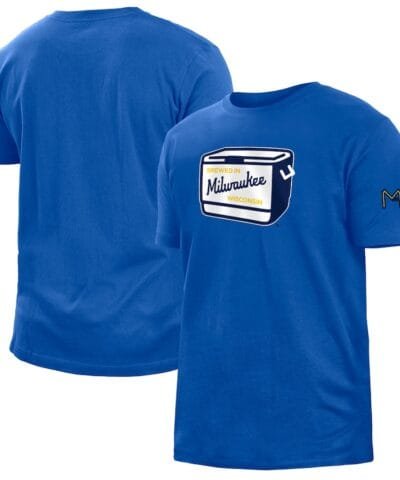 Milwaukee Brewers New Era City Connect T-Shirt - Blue