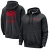 Atlanta Hawks Nike Courtside Club Pullover Hoodie - Black