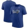 Milwaukee Brewers Nike Cooperstown Nickname Tri-Blend T-Shirt - Heather Royal