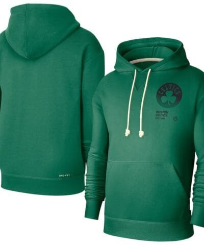 Boston Celtics Nike Courtside Standard Issue Premium Performance Pullover Hoodie - Kelly Green