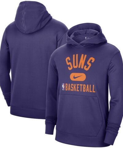 Phoenix Suns Nike 2021-2022 Spotlight On Court Performance Practice Pullover Hoodie - Purple