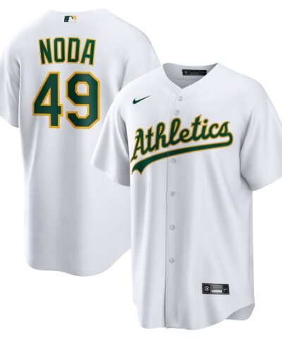 Ryan Noda Athletics Nike Home Replica Jersey - White