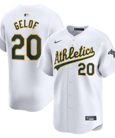 Zack Gelof Athletics Nike Home Limited Player Jersey - White