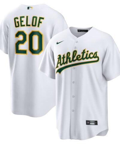 Zack Gelof Athletics Nike Home Replica Jersey - White
