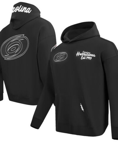 Carolina Hurricanes Pro Standard Paint the City Pullover Hoodie - Black