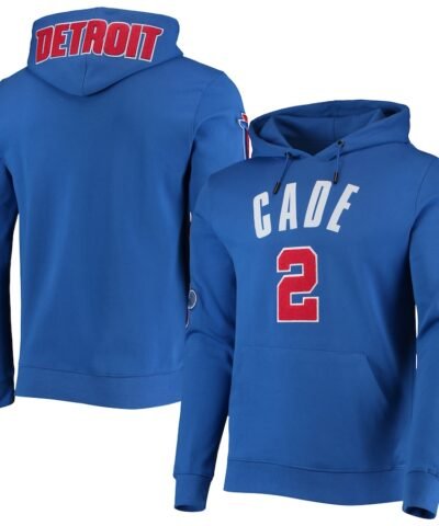 Cade Cunningham Detroit Pistons Pro Standard Team Player Pullover Hoodie - Blue