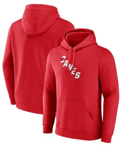 Carolina Hurricanes Primary Logo Pullover Hoodie - Red