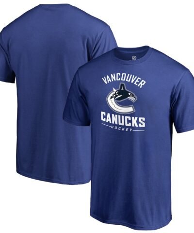 Vancouver Canucks Team Lockup T-Shirt - Royal
