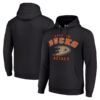 Anaheim Ducks Starter  Logo Pullover Hoodie - Black