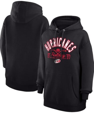 Carolina Hurricanes Starter Puck Pullover Hoodie - Black