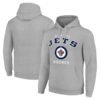 Winnipeg Jets Starter  Logo Pullover Hoodie - Heather Gray