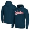 Columbus Blue Jackets Starter Tailsweep Fleece Tri-Blend Pullover Hoodie - Navy