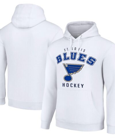 St. Louis Blues Starter  Logo Pullover Hoodie - White