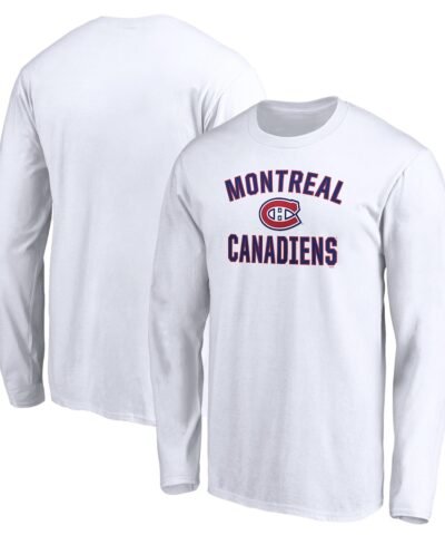 Montreal Canadiens Victory Arch Long Sleeve T-Shirt - White