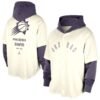 Phoenix Suns Jordan Brand Courtside Statement Edition MVP Jersey Pullover Hoodie - Cream/Purple