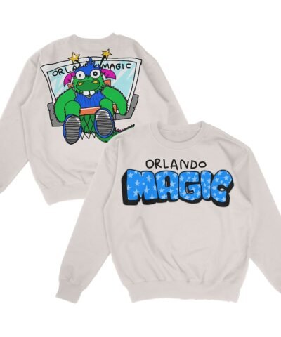 Orlando Magic Unisex Stuff the Magic Dragon Premium Vintage Pullover Crewneck- Cream
