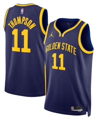 Klay Thompson Golden State Warriors Jordan Brand Unisex Swingman Jersey - Statement Edition - Navy