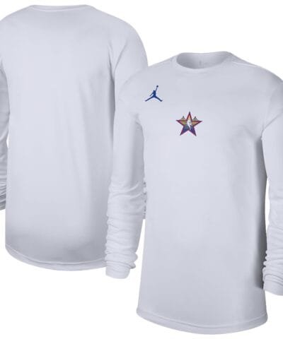 2025 NBA All-Star Game Jordan Brand Unisex Legend Performance Long Sleeve T-Shirt - White