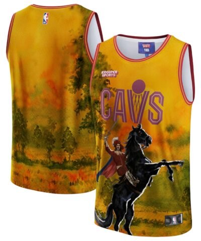 Cleveland Cavaliers NBA & KidSuper Studios by Fanatics Unisex Hometown Jersey - Gold