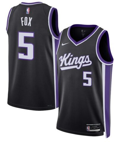 De'Aaron Fox Sacramento Kings Nike Unisex Swingman Jersey - Icon Edition - Black