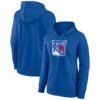 New York Rangers Women's Primary Logo Pullover Hoodie - Blue