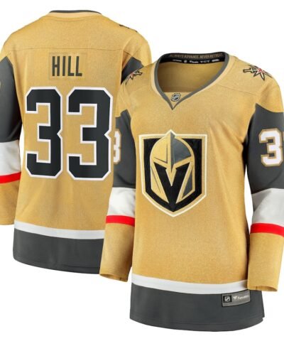 Adin Hill Vegas Golden Knights Fanatics Women's Home Breakaway Player Jersey - Gold