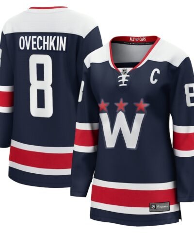 Alexander Ovechkin Washington Capitals Fanatics Women's Alternate Premier Breakaway Player Jersey - Navy