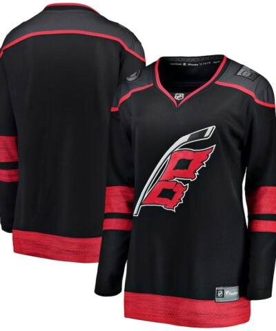 Carolina Hurricanes Fanatics Women's Home Breakaway Jersey - Black