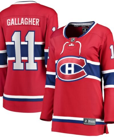 Brendan Gallagher Montreal Canadiens Fanatics Women's Home Breakaway Player Jersey - Red