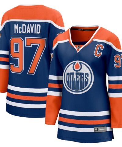 Connor McDavid Edmonton Oilers Fanatics Women's Home Premier Breakaway Player Jersey - Royal