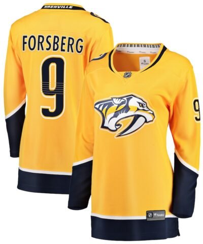Filip Forsberg Nashville Predators Fanatics Women's Breakaway Player Jersey - Gold