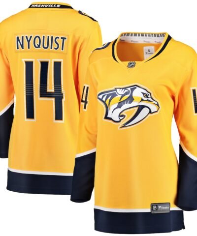 Gustav Nyquist Nashville Predators Fanatics Women's Home Breakaway Player Jersey - Gold